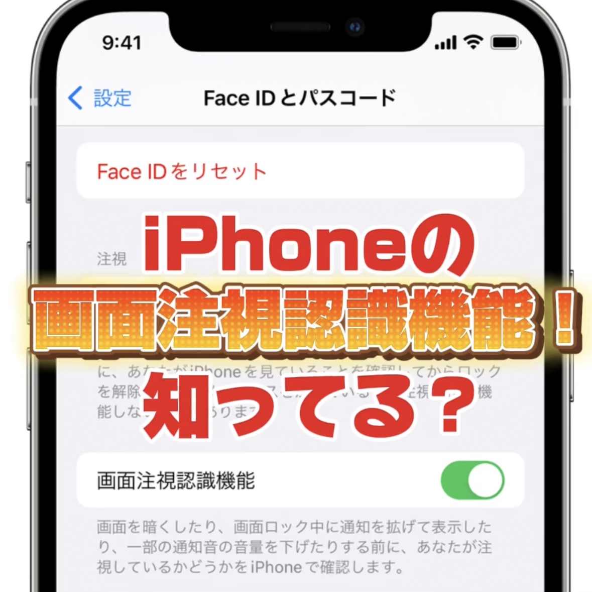 iPhone活用術『画面注視認識機能』スマホ堂高松仏生山店 -スマホ堂マガジン