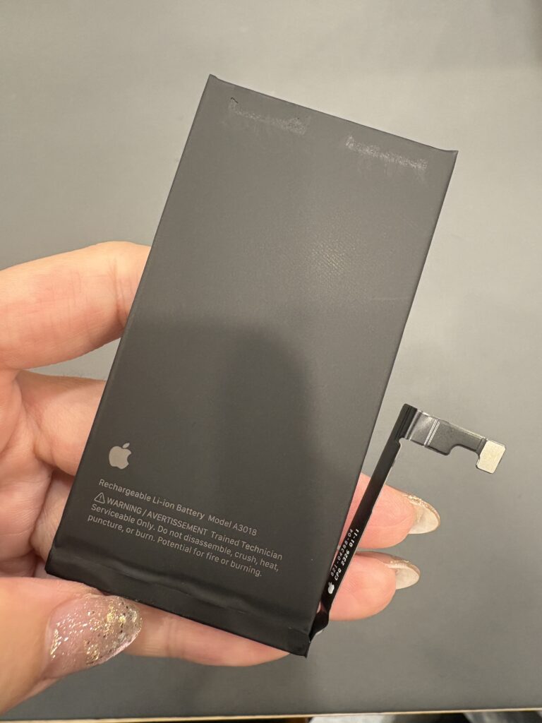 iPhone15のバッテリー