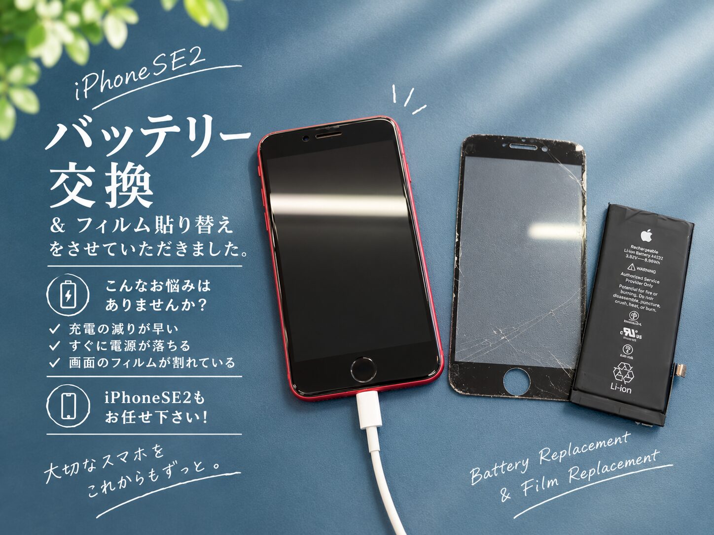 iPhoneSE2 バッテリー交換！ - スマホ堂高松仏生山店